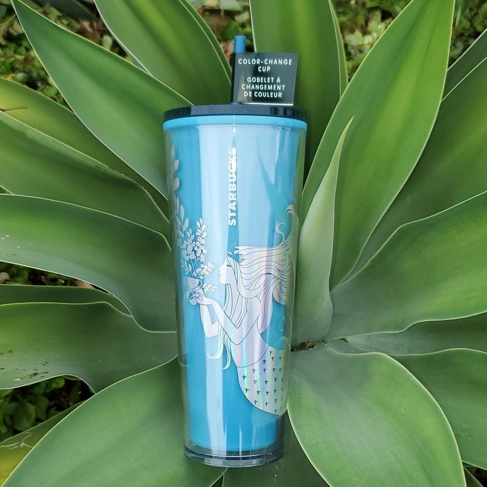 Starbucks Mermaid Color Changing Venti Tumbler NWT